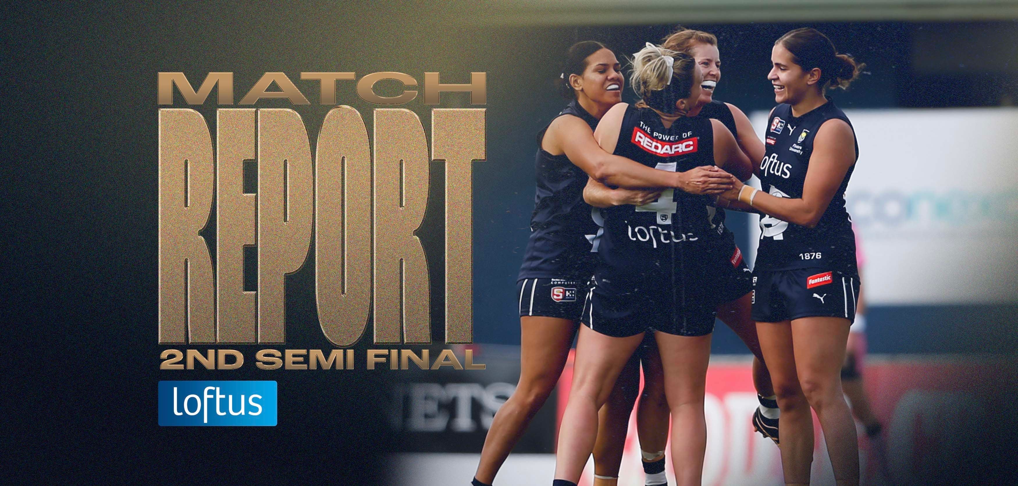 Loftus Match Report: SANFLW 2nd Semi Final v Glenelg Loftus Match Report: SANFLW 2nd Semi Final v Glenelg